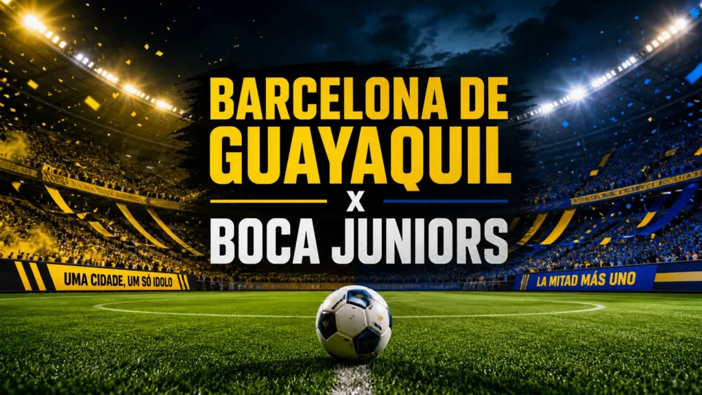 Barcelona de Guayaquil x Boca Juniors: onde assistir ao vivo, horário e escalações pelo Taça Conmebol Libertadores