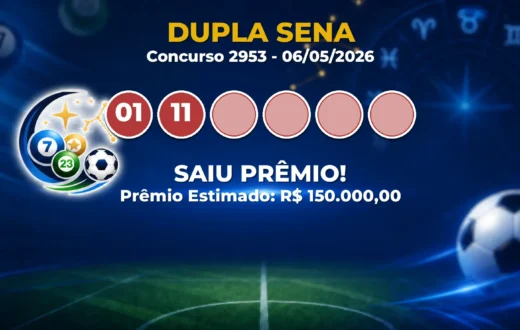 Resultado da Dupla Sena Concurso 2953
