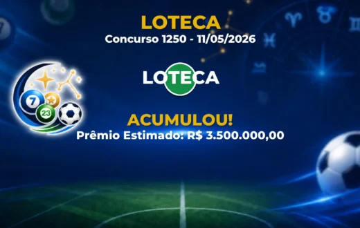 Loteca Hoje: veja as dezenas do concurso 1250 acumulado