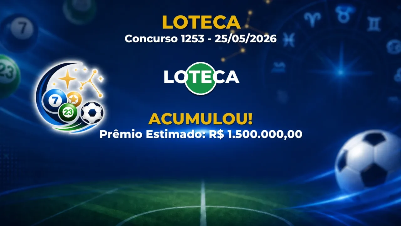 Loteca Hoje: veja as dezenas do concurso 1253 acumulado