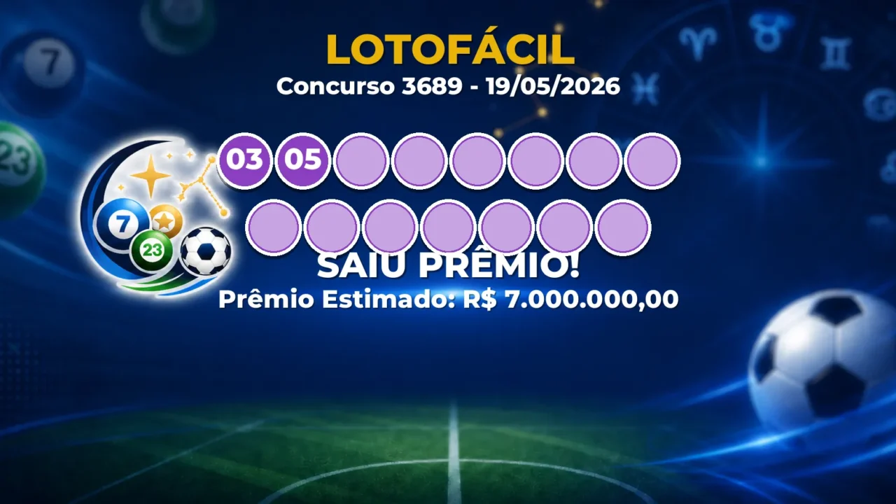 Lotofácil Hoje: confira as dezenas sorteadas no concurso 3689