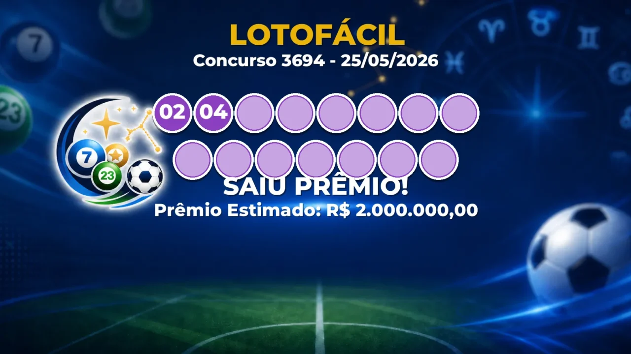 Lotofácil Hoje: confira as dezenas sorteadas no concurso 3694