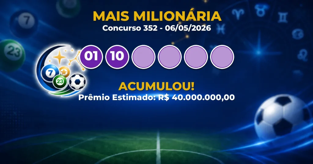 Resultado da Mais Milionária Concurso 352