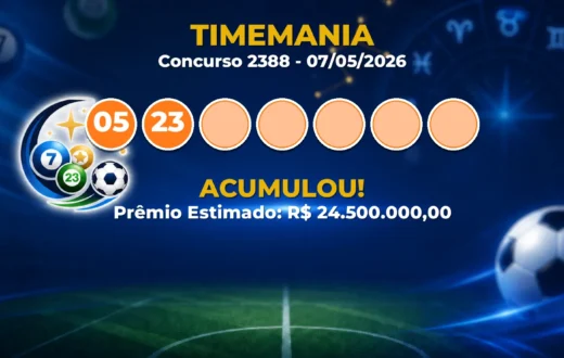 Resultado da Timemania Concurso 2388