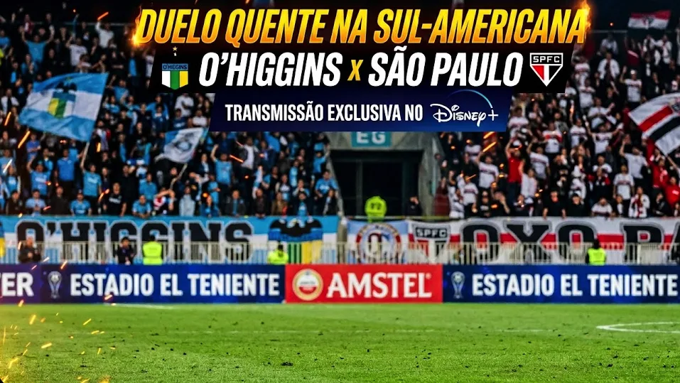 O’Higgins x São Paulo: onde assistir ao vivo, horário e escalações pelo Copa Sul-Americana