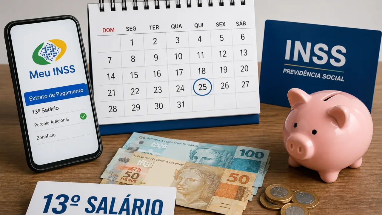 INSS inicia depósito da segunda parcela do 13º para milhões de beneficiários