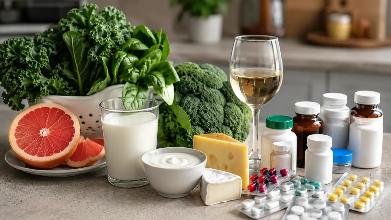 Certos alimentos podem prejudicar o funcionamento dos remédios