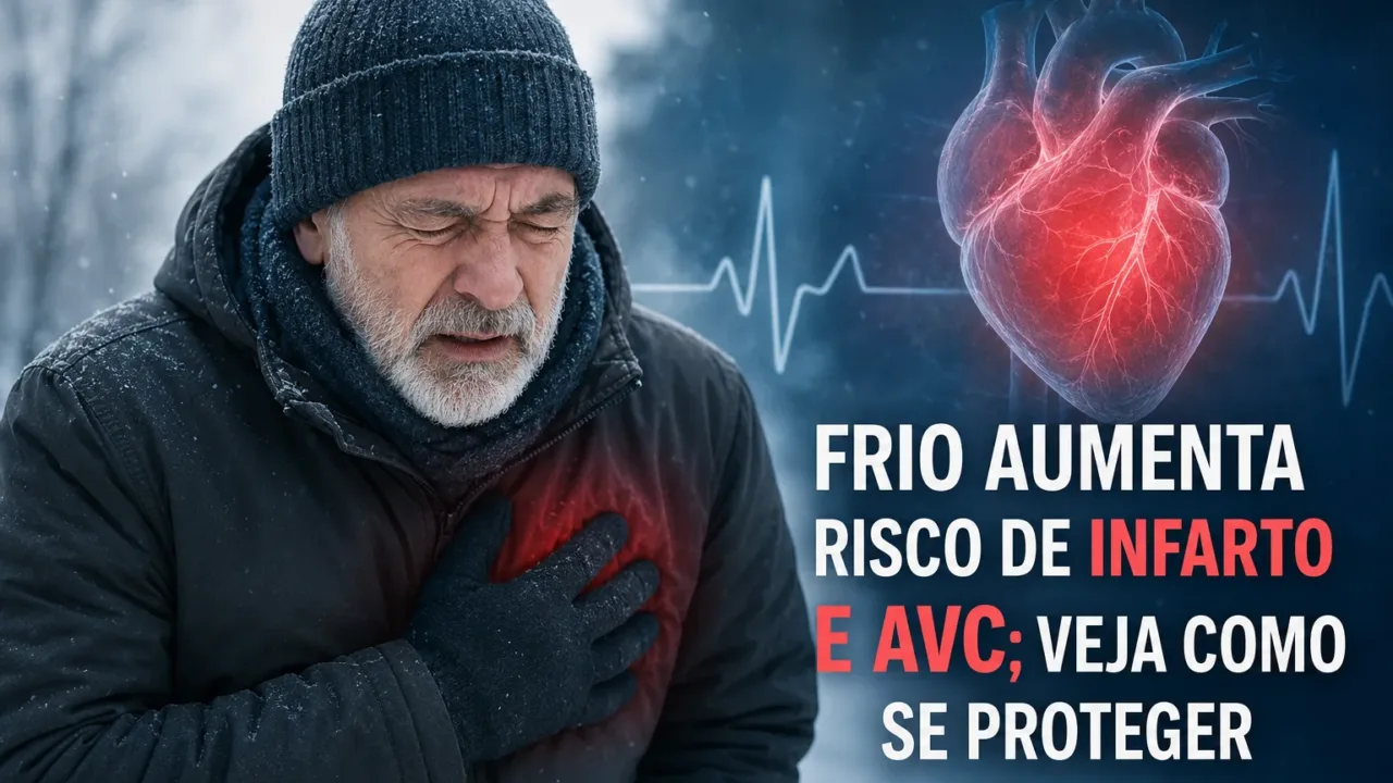 Frio aumenta risco de infarto e AVC; veja como se proteger