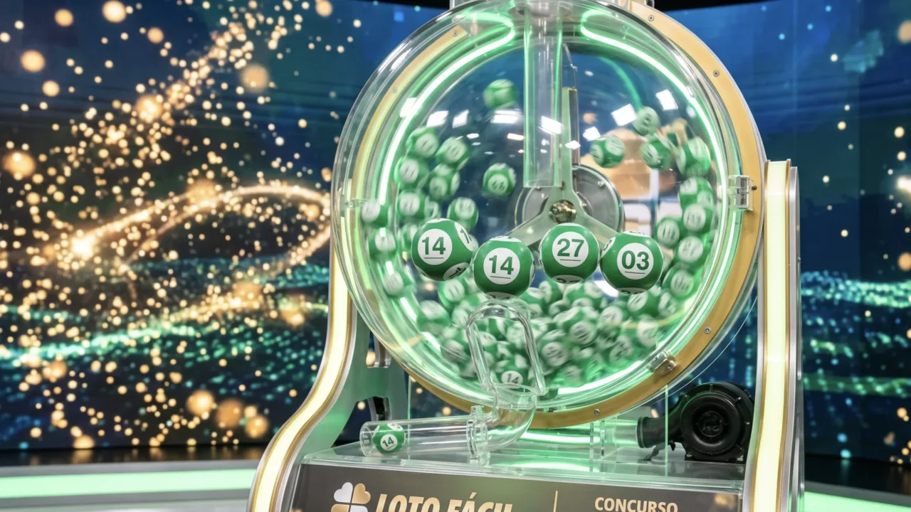 Bolas do sorteio especial da Lotofácil de hoje com prêmio milionário.