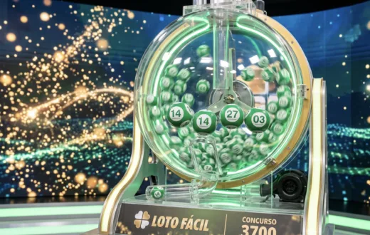 Bolas do sorteio especial da Lotofácil de hoje com prêmio milionário.