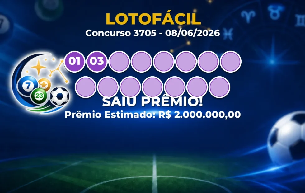 Lotofácil Hoje: confira as dezenas sorteadas no concurso 3705