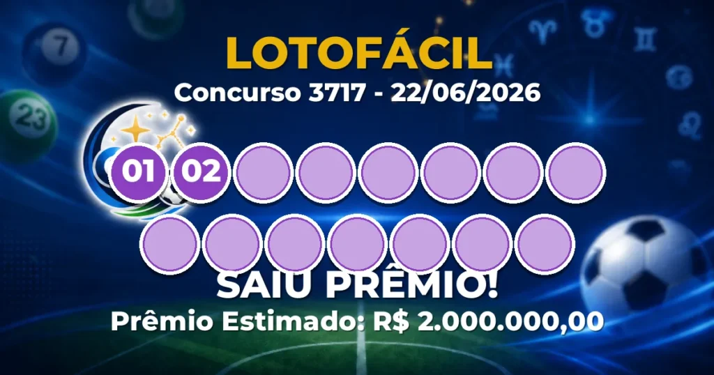 Lotofácil Hoje: resultado do concurso 3717 tem ganhadores