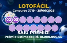 Lotofácil Hoje: resultado do concurso 3719 tem ganhadores
