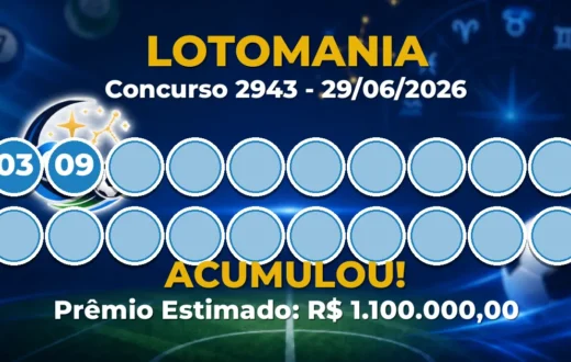 Lotomania Hoje: concurso 2943 acumula; confira o resultado Lotomania Hoje: concurso 2943 acumula; confira o resultado