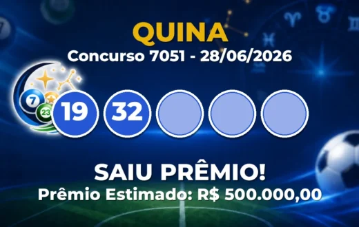 Quina Hoje: resultado do concurso 7051 tem ganhadores Quina Hoje: resultado do concurso 7051 tem ganhadores