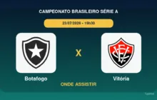 Botafogo x Vitória onde assistir