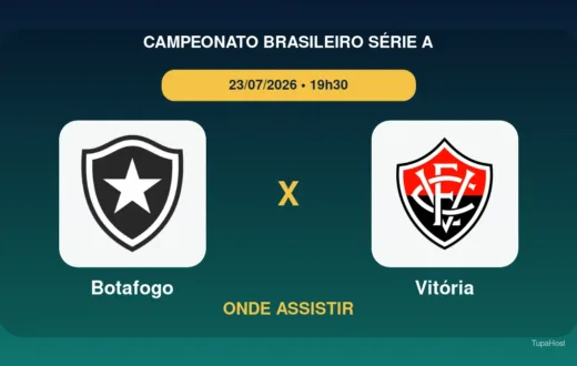Botafogo x Vitória onde assistir