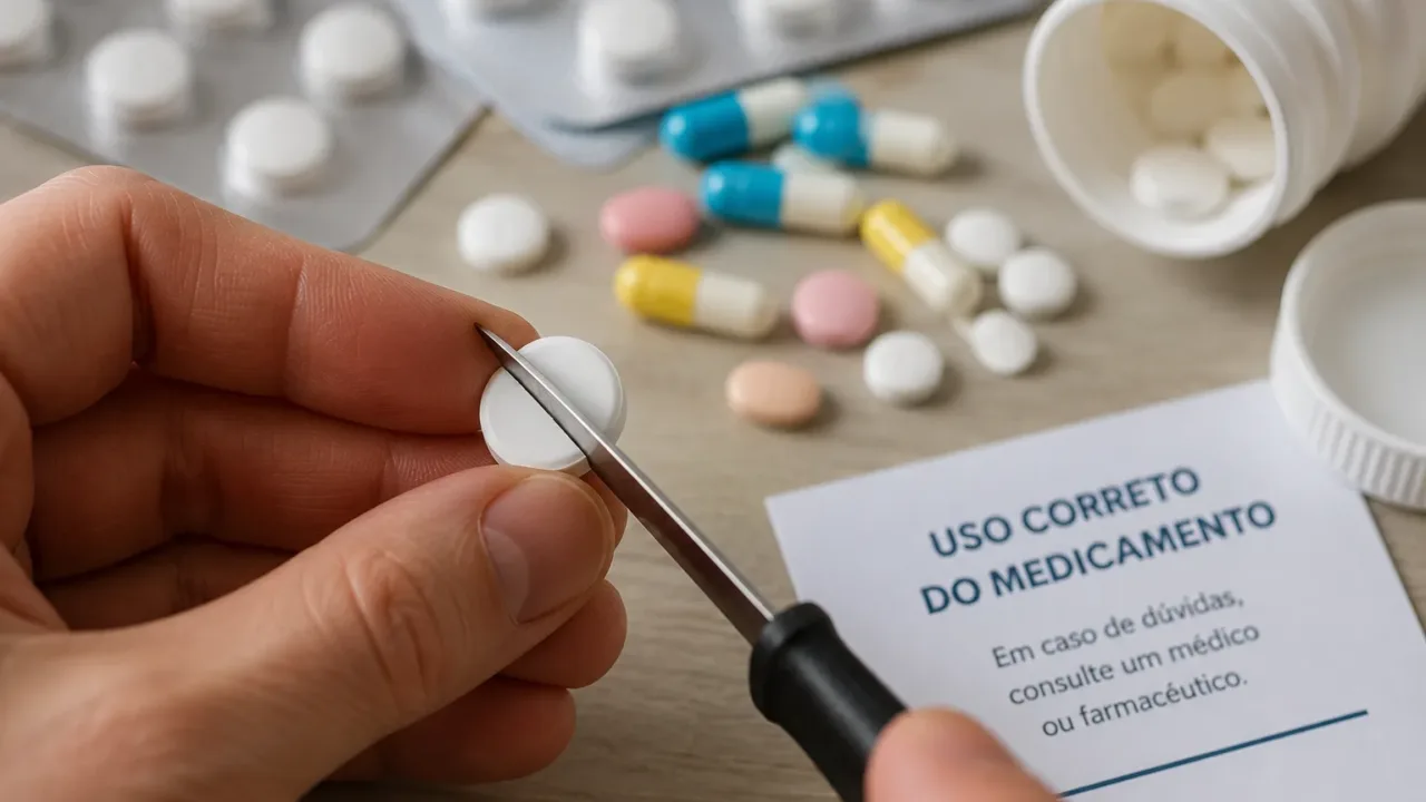 Cortar comprimidos pela metade nem sempre é indicado; saiba os perigos