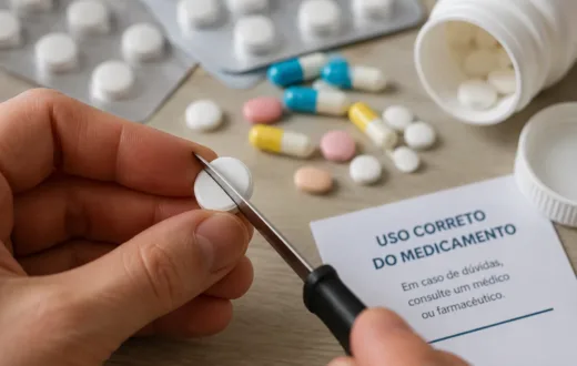 Cortar comprimidos pela metade nem sempre é indicado; saiba os perigos