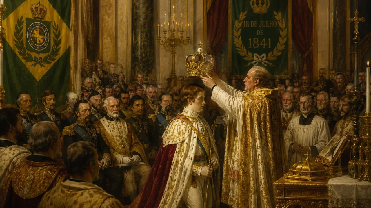 18 de julho: o dia em que o Brasil coroou seu último Imperador D. Pedro II