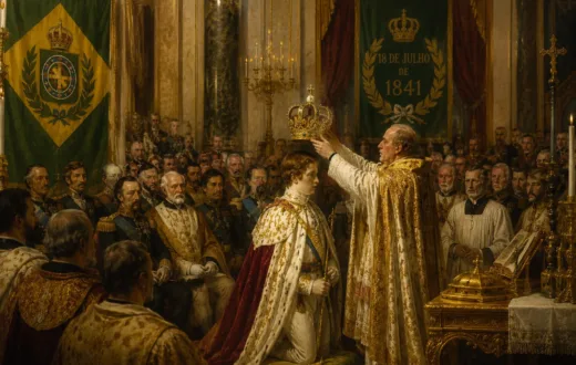 18 de julho: o dia em que o Brasil coroou seu último Imperador D. Pedro II