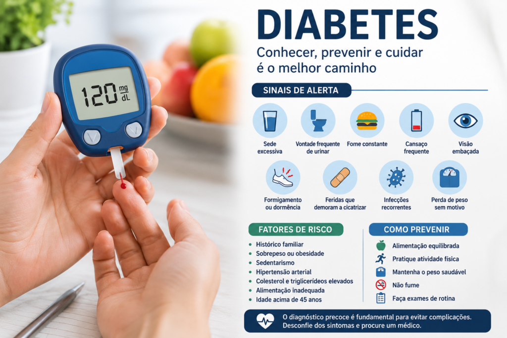 Diabetes: os primeiros sinais que muitas pessoas ignoram e quando é hora de procurar um médico