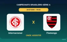 Internacional x Flamengo onde assistir