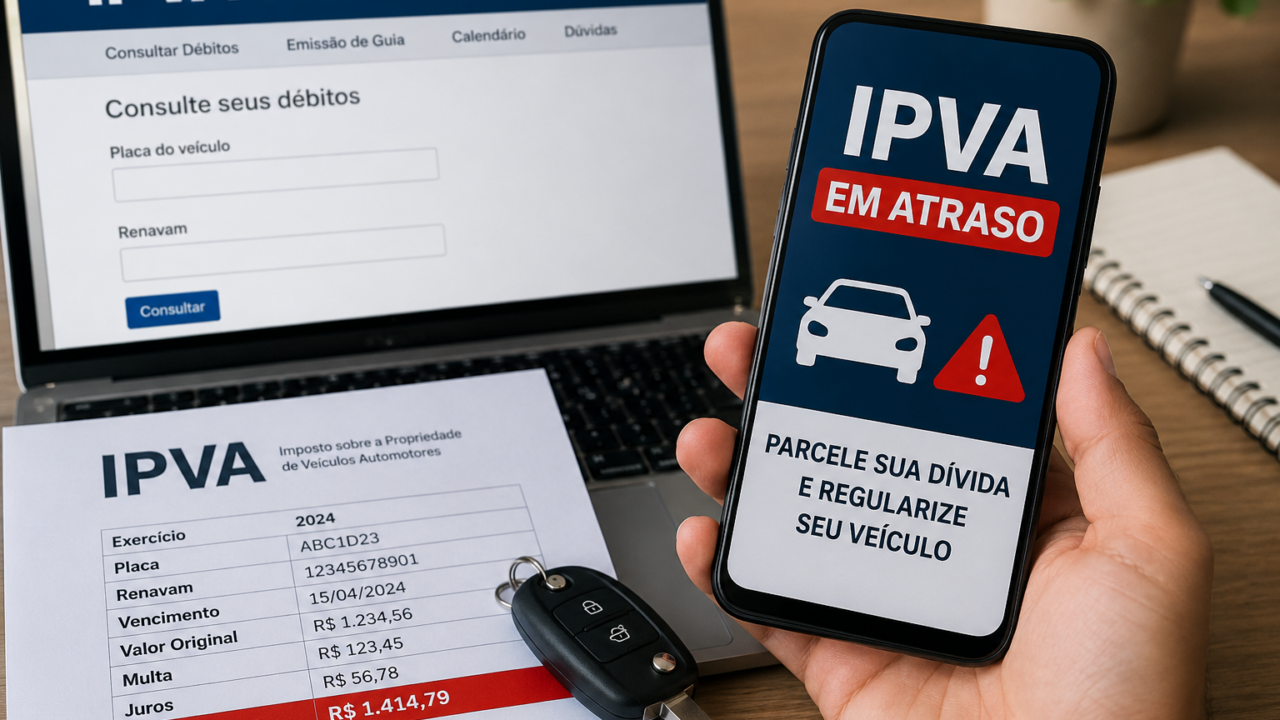 Como parcelar o IPVA atrasado e deixar a documentação do veículo regularizada