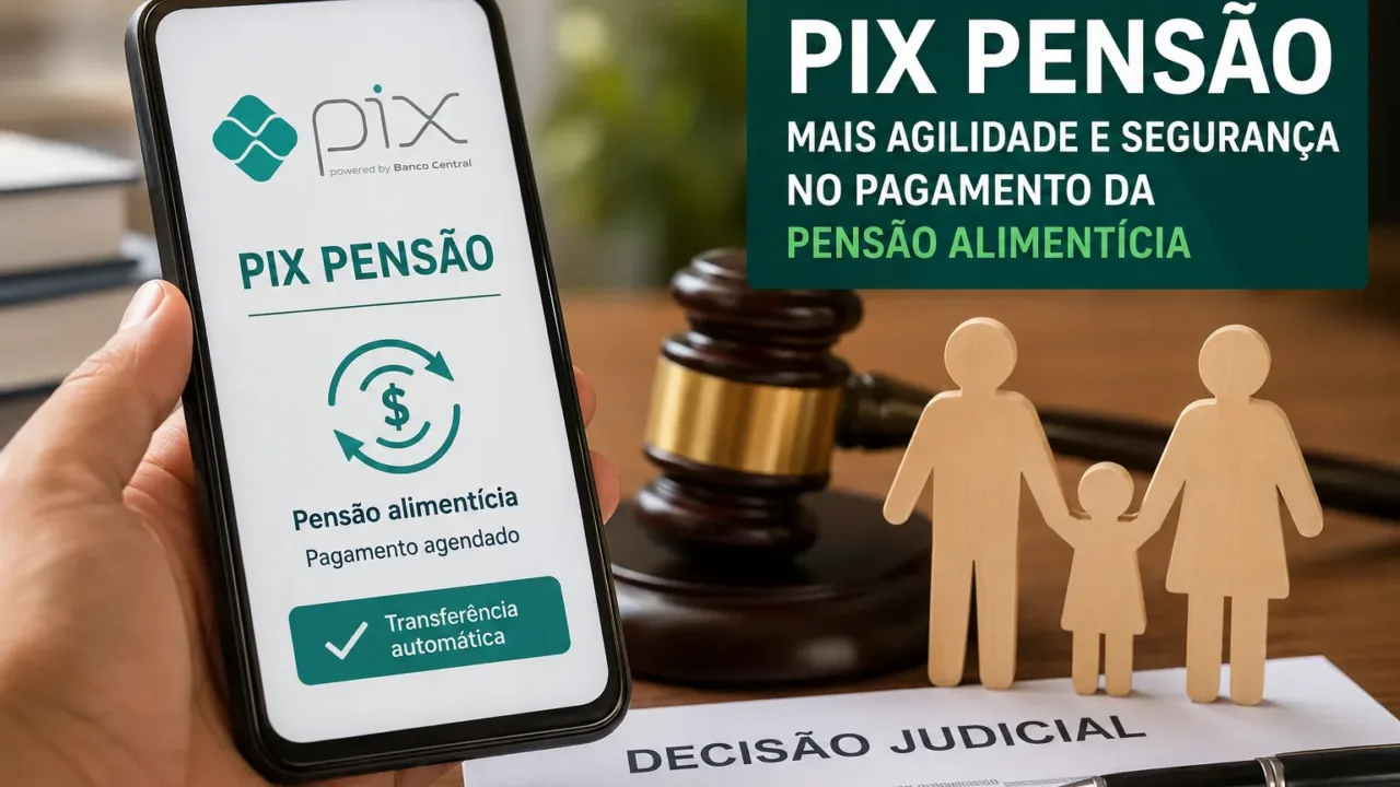 Pagamento de pensão por Pix é aprovado pelo Senado; veja o que muda