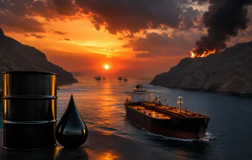 Escalada de conflitos em Hormuz impulsiona alta do preço do petróleo