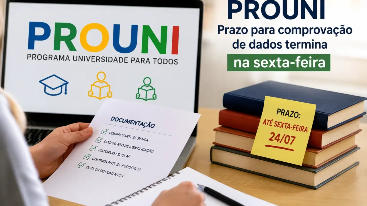 Candidatos pré-selecionados no Prouni têm até sexta para validar informações