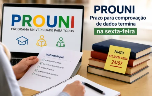 Candidatos pré-selecionados no Prouni têm até sexta para validar informações