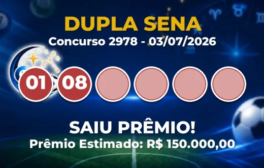 Resultado Dupla Sena de hoje: confira os números sorteados do concurso 2978 Resultado Dupla Sena de hoje: confira os números sorteados do concurso 2978