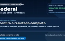 Resultado da Federal de hoje, concurso 6083