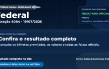 Resultado da Federal de hoje, concurso 6084
