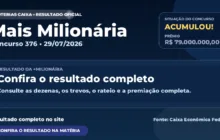 Resultado da Mais Milionária de hoje, concurso 376
