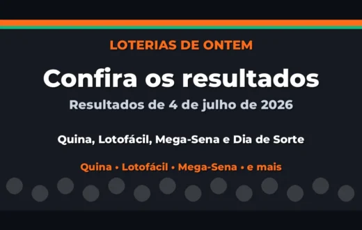 Confira o Resultado da Quina, Lotofácil de ontem e outras loterias Confira o Resultado da Quina, Lotofácil de ontem e outras loterias