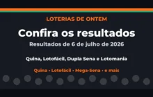 Confira o Resultado da Quina, Lotofácil de ontem e outras loterias