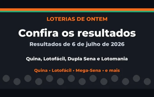 Confira o Resultado da Quina, Lotofácil de ontem e outras loterias