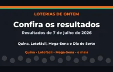 Confira o Resultado da Quina, Lotofácil de ontem e outras loterias