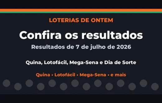 Confira o Resultado da Quina, Lotofácil de ontem e outras loterias
