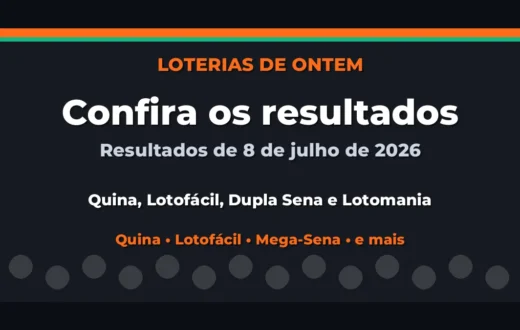 Confira o Resultado da Quina, Lotofácil de ontem e outras loterias Confira o Resultado da Quina, Lotofácil de ontem e outras loterias