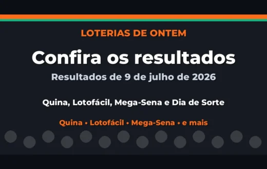 Confira o Resultado da Quina, Lotofácil de ontem e outras loterias