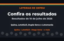 Confira o Resultado da Quina, Lotofácil de ontem e outras loterias
