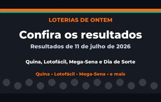 Confira o Resultado da Quina, Lotofácil de ontem e outras loterias