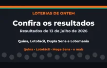 Confira o Resultado da Quina, Lotofácil de ontem e outras loterias