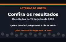 Confira o Resultado da Quina, Lotofácil de ontem e outras loterias