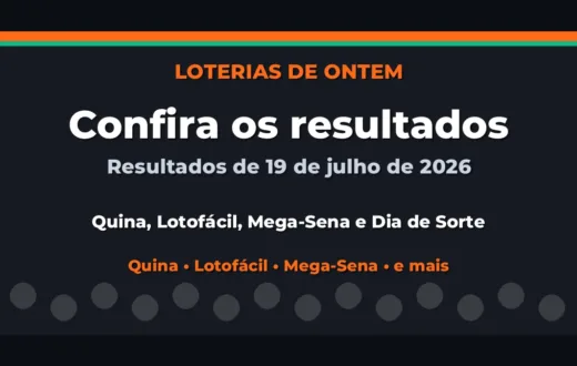 Confira o Resultado da Quina, Lotofácil de ontem e outras loterias