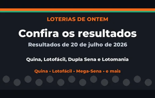 Confira o Resultado da Quina, Lotofácil de ontem e outras loterias