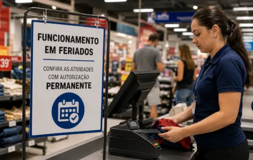 Funcionamento do comércio nos feriados: veja quem já possui autorização definitiva